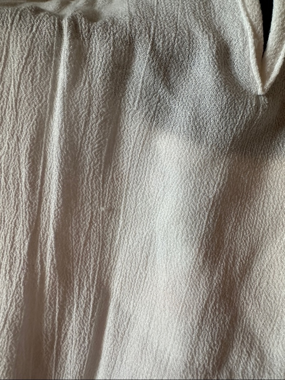 Blu Pepper White Mini Dress with Coral Embroidered Yoke - Picture 5 of 5